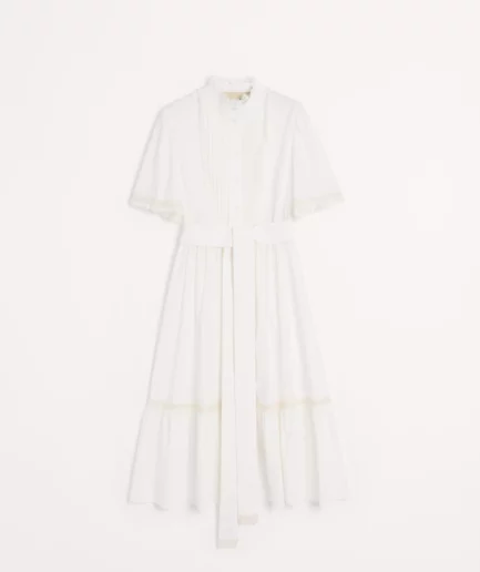 Robe Midi en Mousseline de Coton – Fraîcheur & Féminité